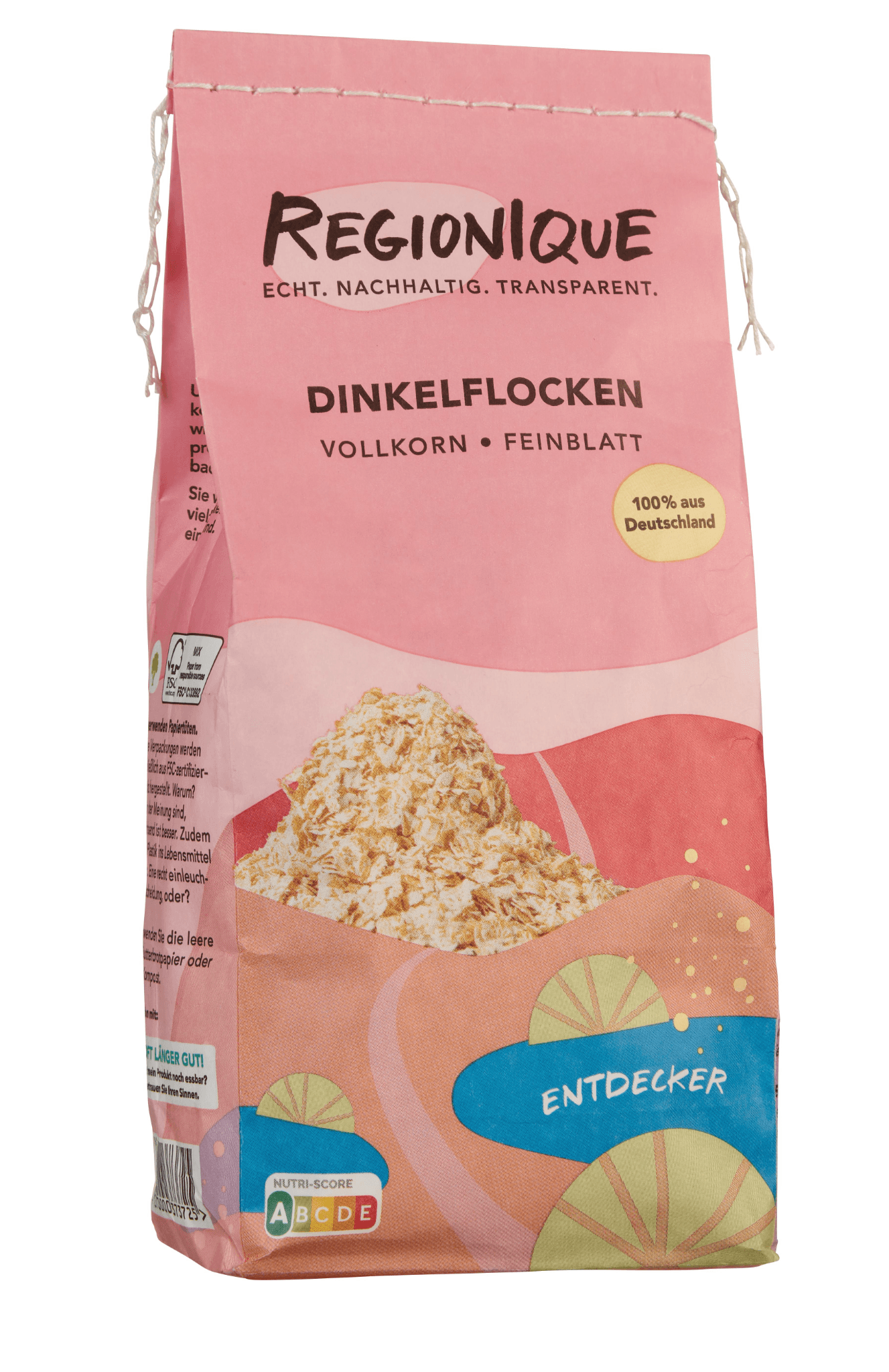 Entdecker | Regionique Dinkelflocken - snacknest.de