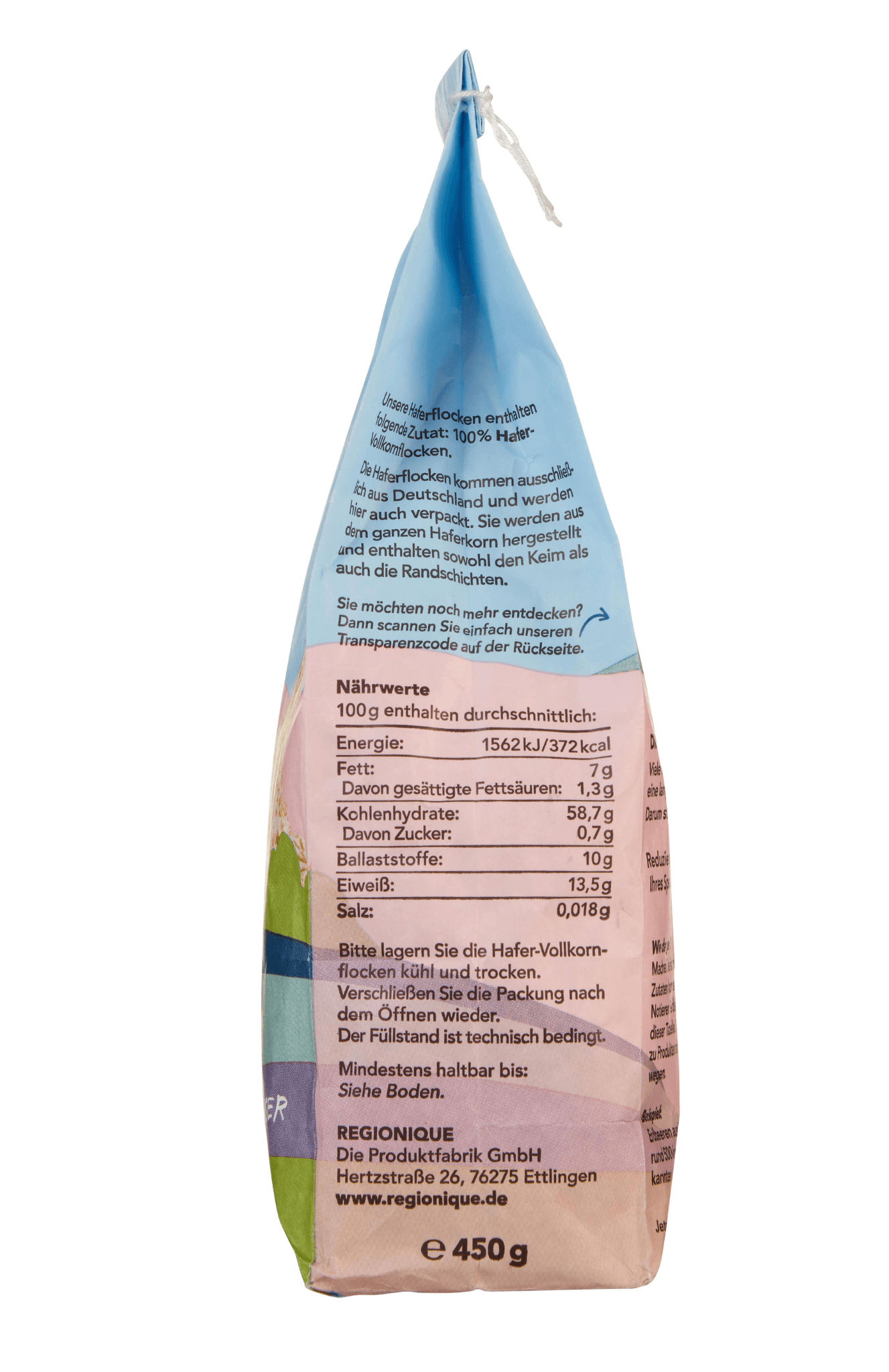 Richtungsweiser | Regionique Haferflocken - snacknest.de