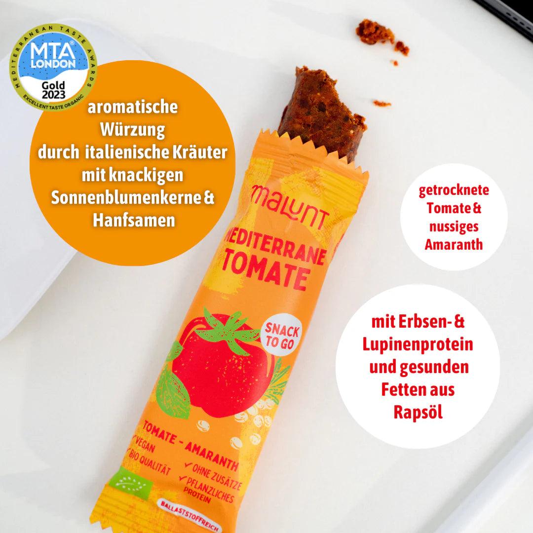 Gemüseriegel | Bio-Tomate | Malunt - snacknest.de