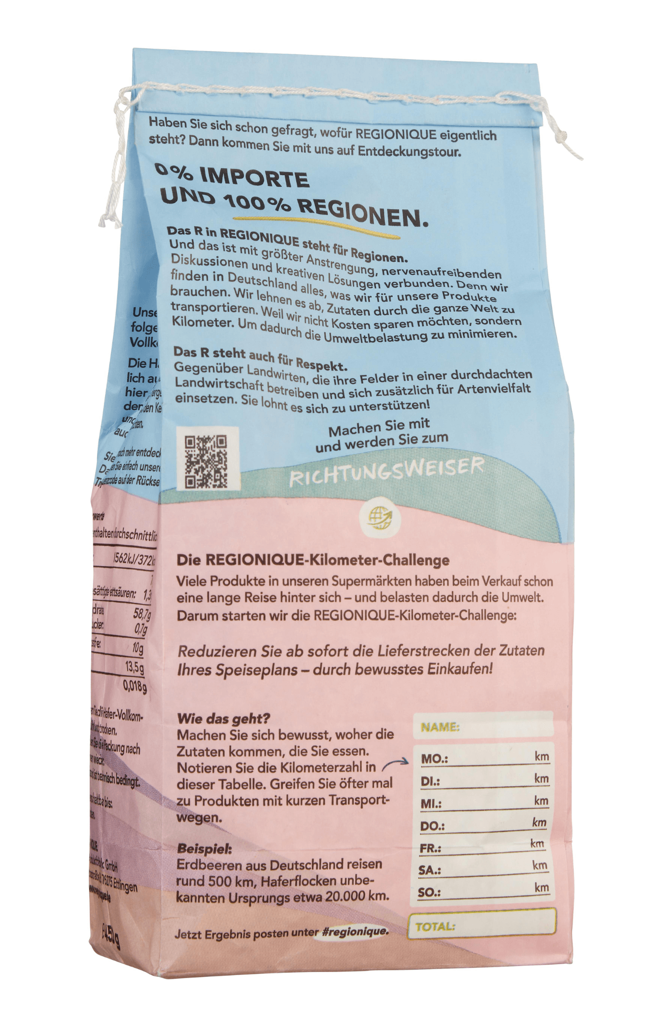 Richtungsweiser | Regionique Haferflocken - snacknest.de