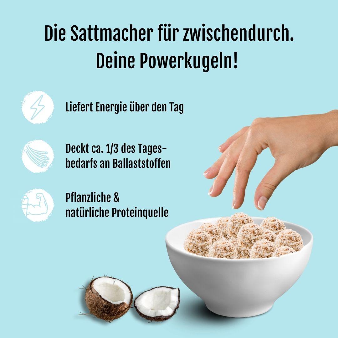 Snackballs - Kokos & Cashew (8 Packungen) - 50% Rabatt MHD Ware - snacknest.de