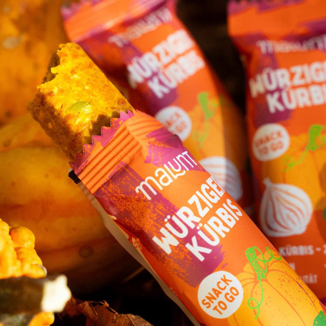 Gemüseriegel | Bio-Kürbis Zwiebel | Malunt - snacknest.de