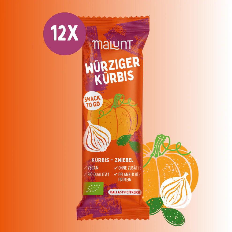 Gemüseriegel | Bio-Kürbis Zwiebel | Malunt - snacknest.de
