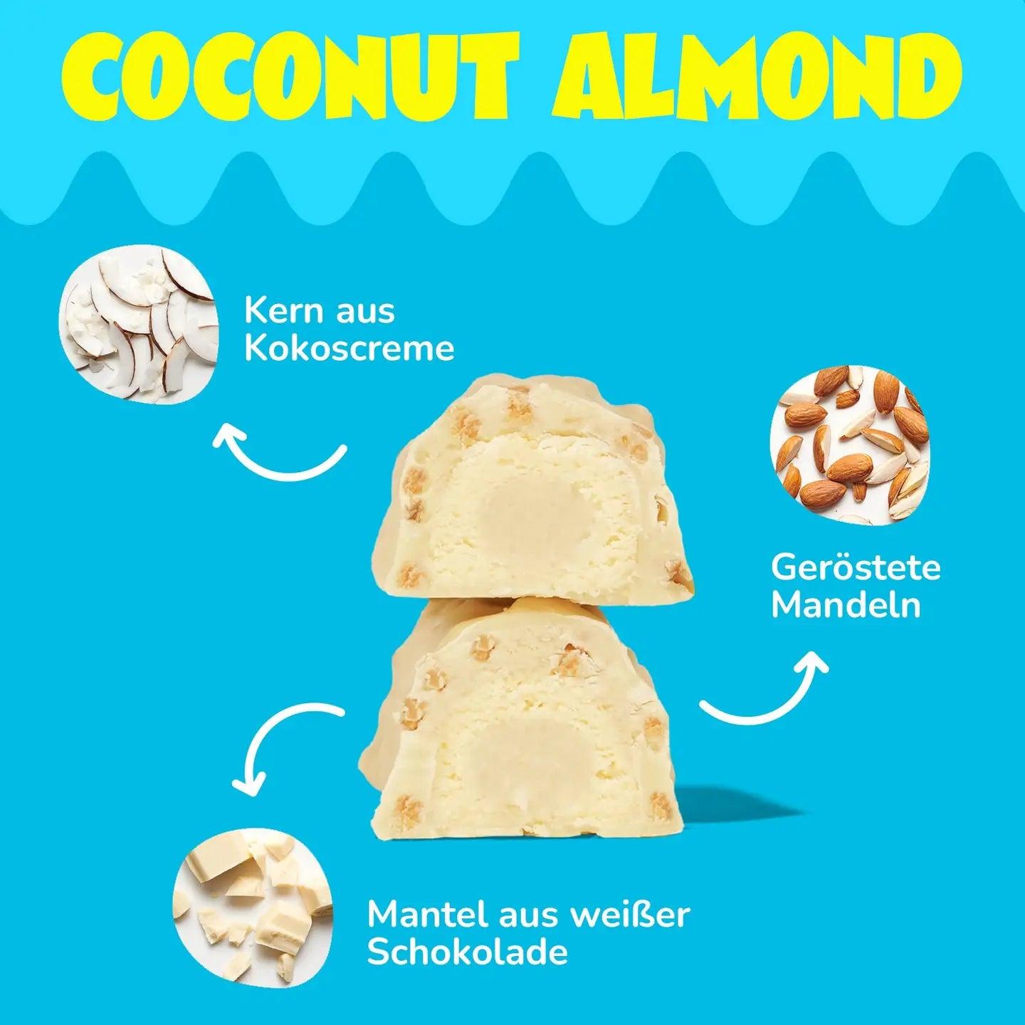 Protein Bar - Coconut Almond | Proteinriegel - Kokos Mandel | Ahead Nutrition - snacknest.de