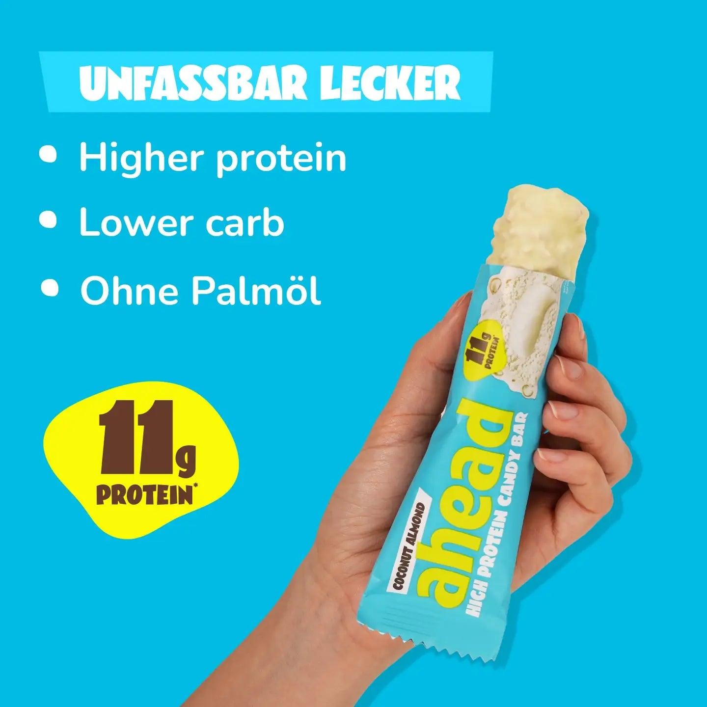 Protein Bar - Coconut Almond | Proteinriegel - Kokos Mandel | Ahead Nutrition - snacknest.de