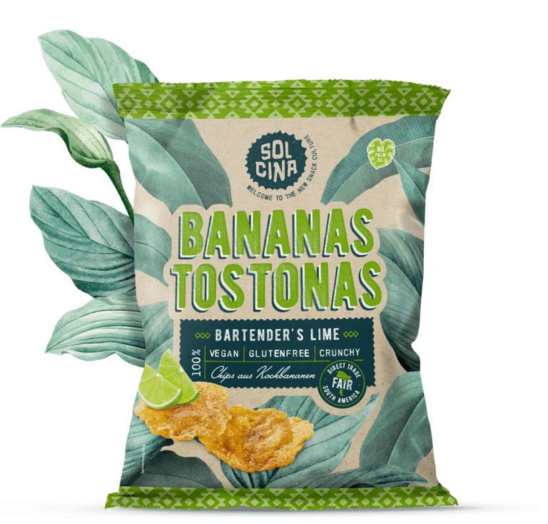 Drei auf einen Streich | Solcina Bananenchips - snacknest.de
