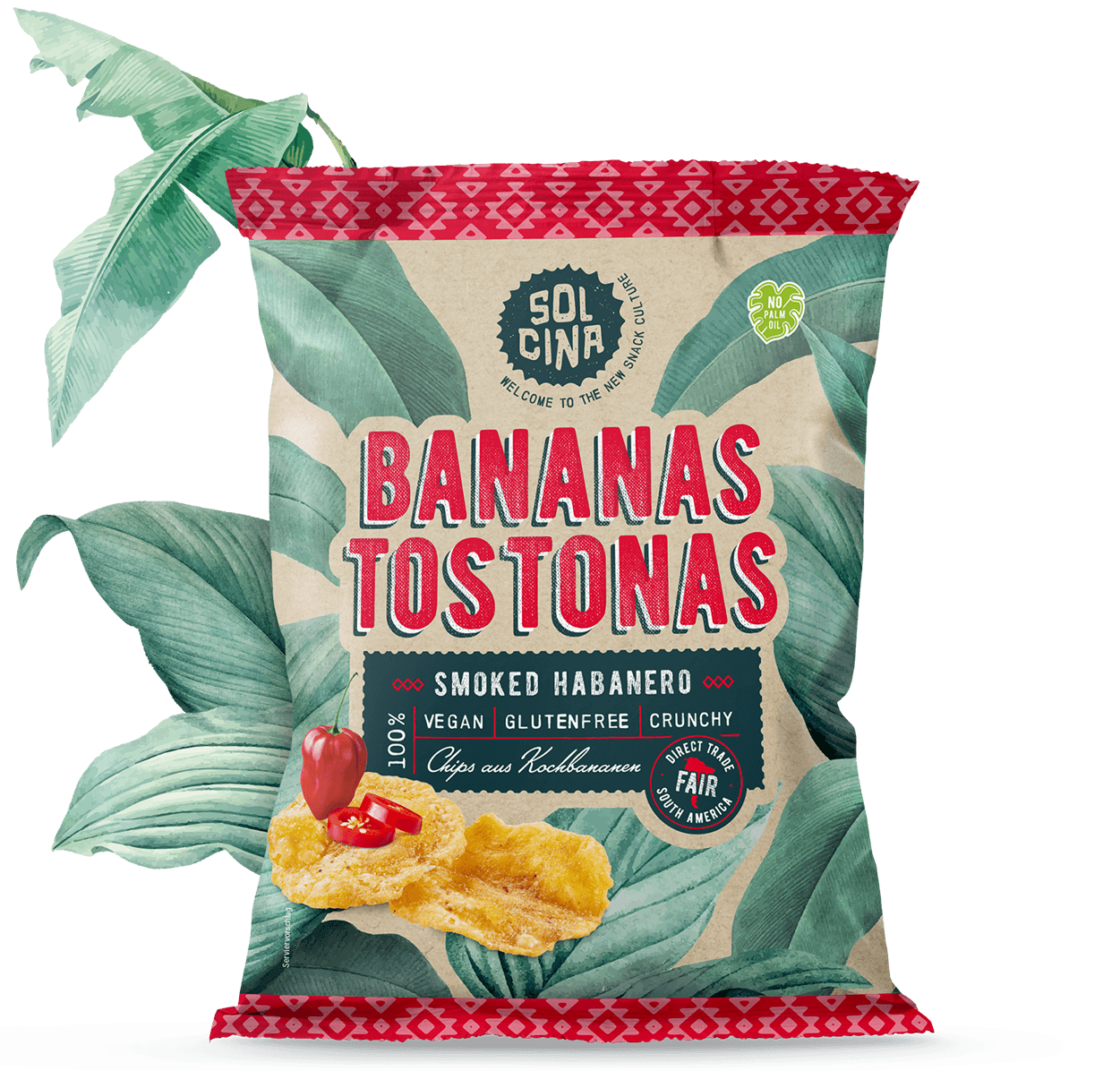 Drei auf einen Streich | Solcina Bananenchips - snacknest.de