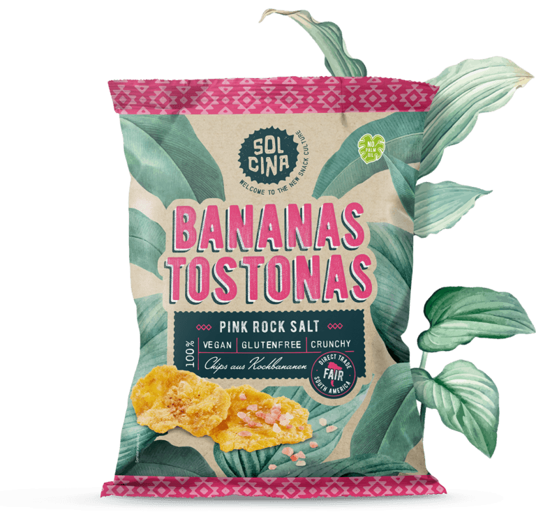Drei auf einen Streich | Solcina Bananenchips - snacknest.de