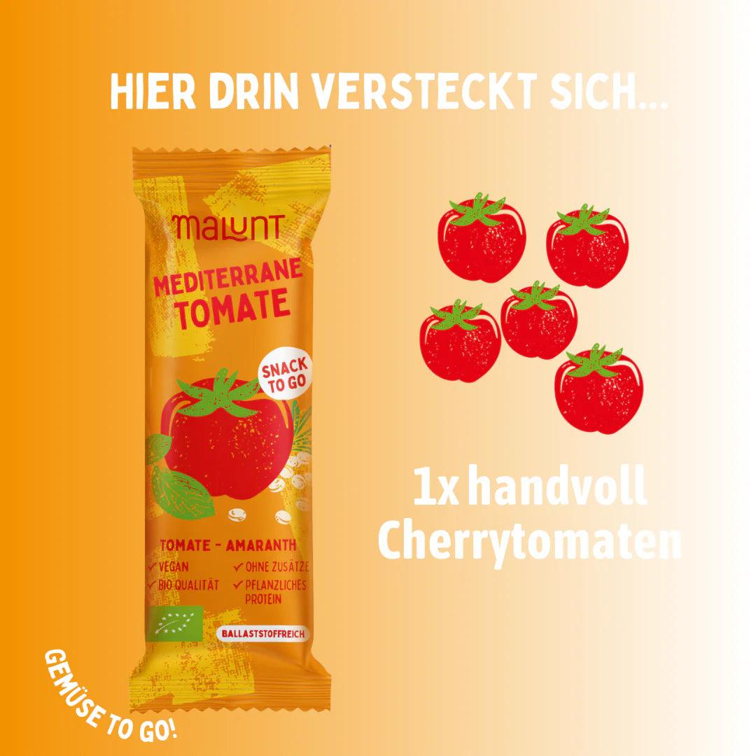 Gemüseriegel | Bio-Tomate | Malunt - snacknest.de