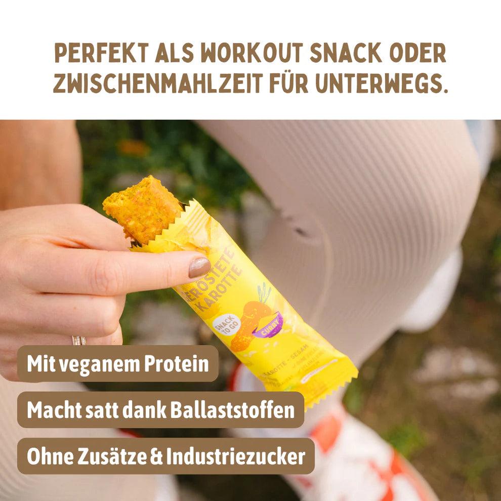 Gemüseriegel | Geröstete Karotte | Malunt - snacknest.de