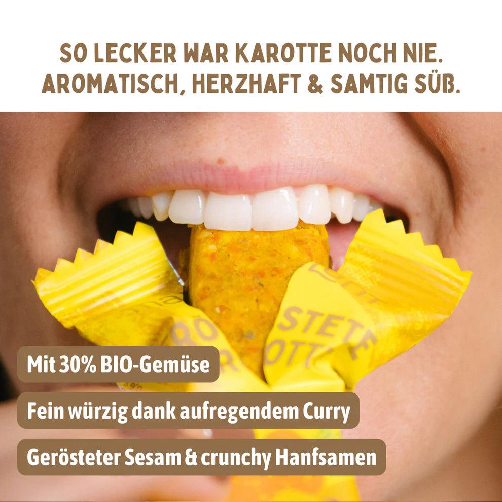 Gemüseriegel | Geröstete Karotte | Malunt - snacknest.de