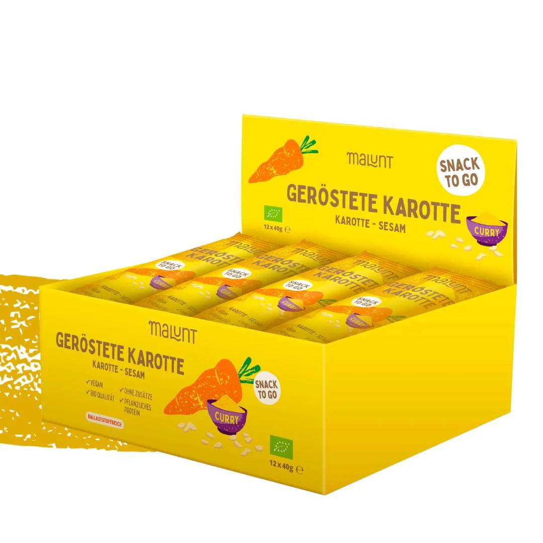 Gemüseriegel | Geröstete Karotte | Malunt - snacknest.de