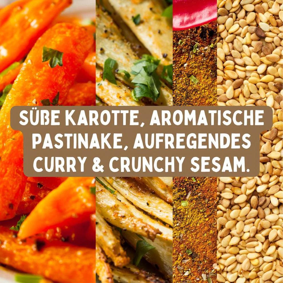 Gemüseriegel | Geröstete Karotte | Malunt - snacknest.de