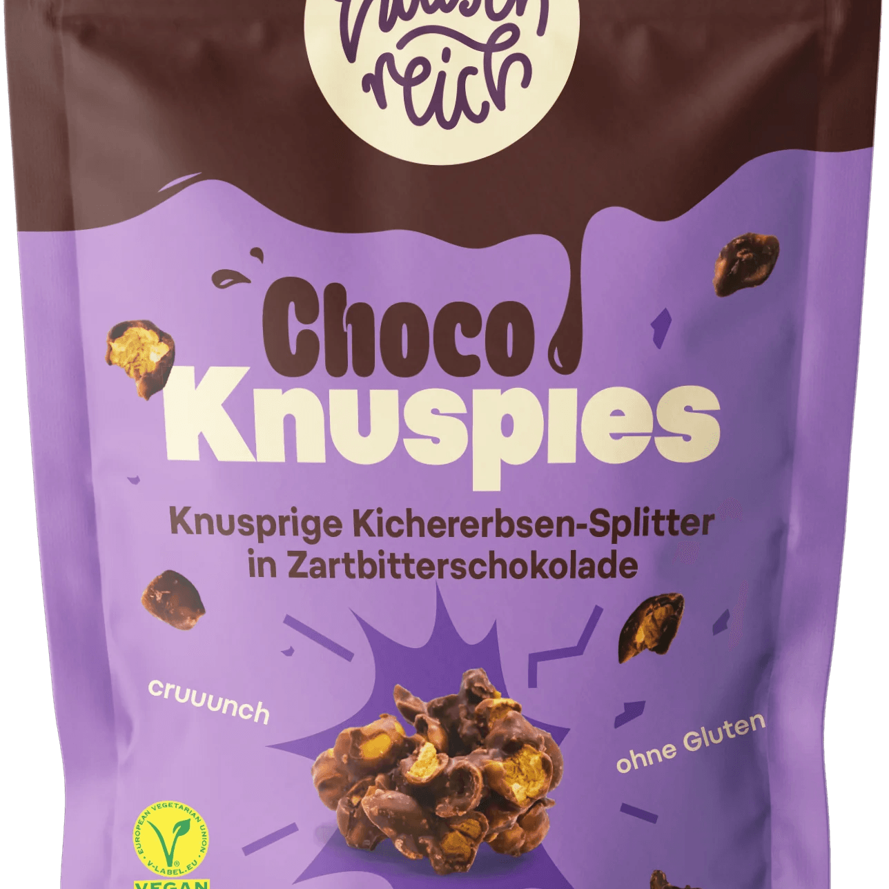 Choco Knuspies - Dunkel - BIO | Hülsenreich - snacknest.de