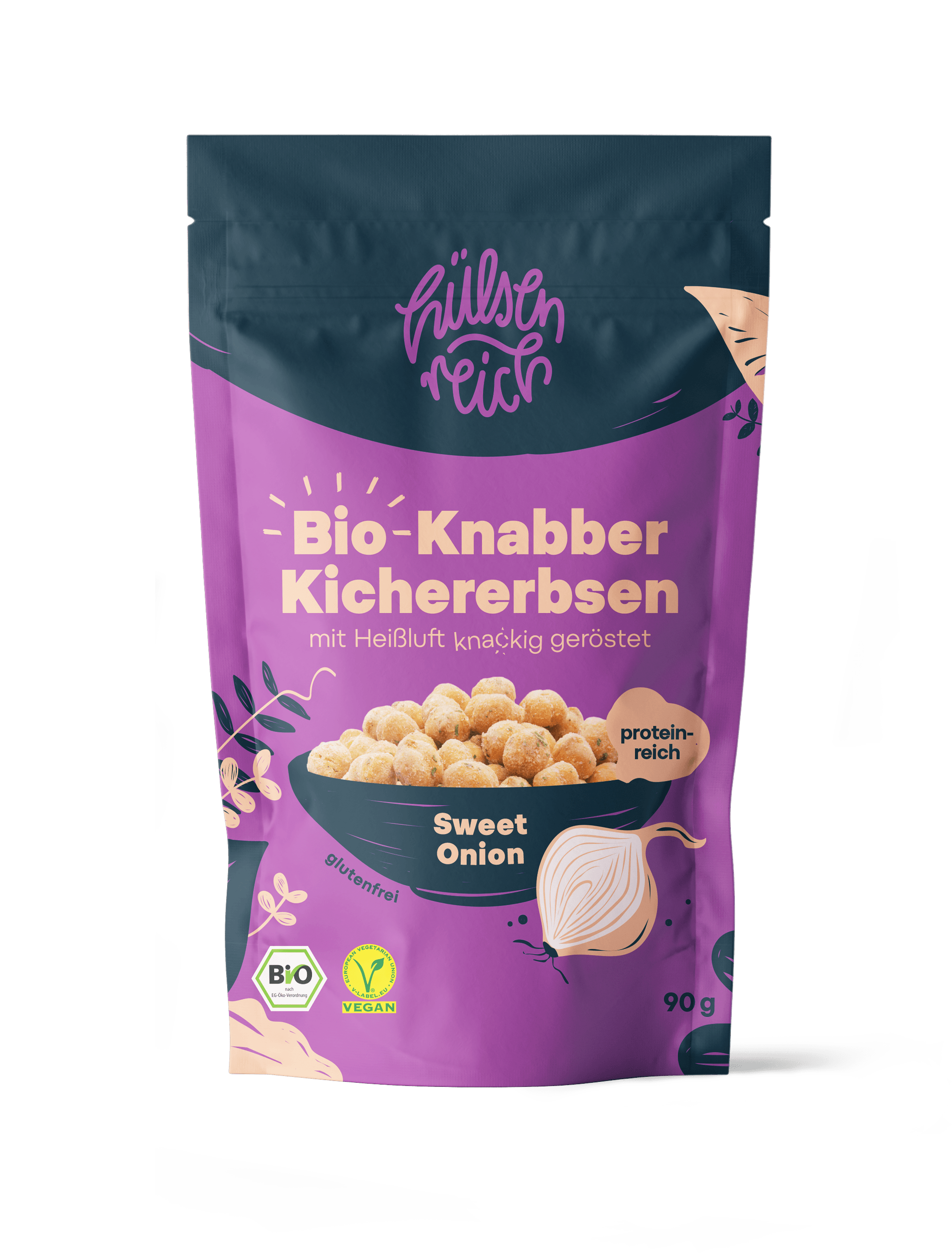Sweet Onion | Hülsenreich - Bio-Knabber-Kichererbsen - snacknest.de