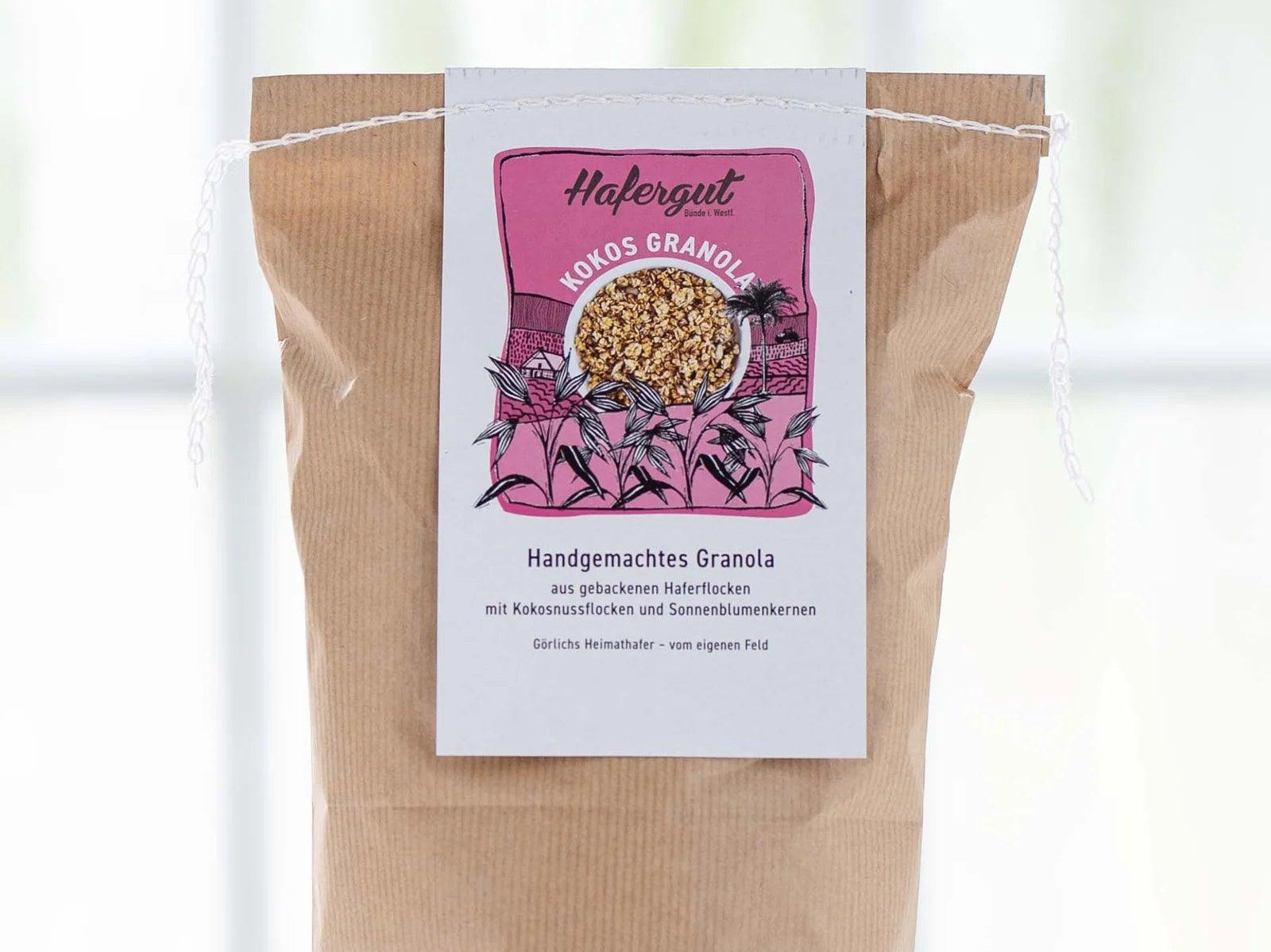 Hafergranola mit Kokos - lokal aus NRW | Hafergut - snacknest.de