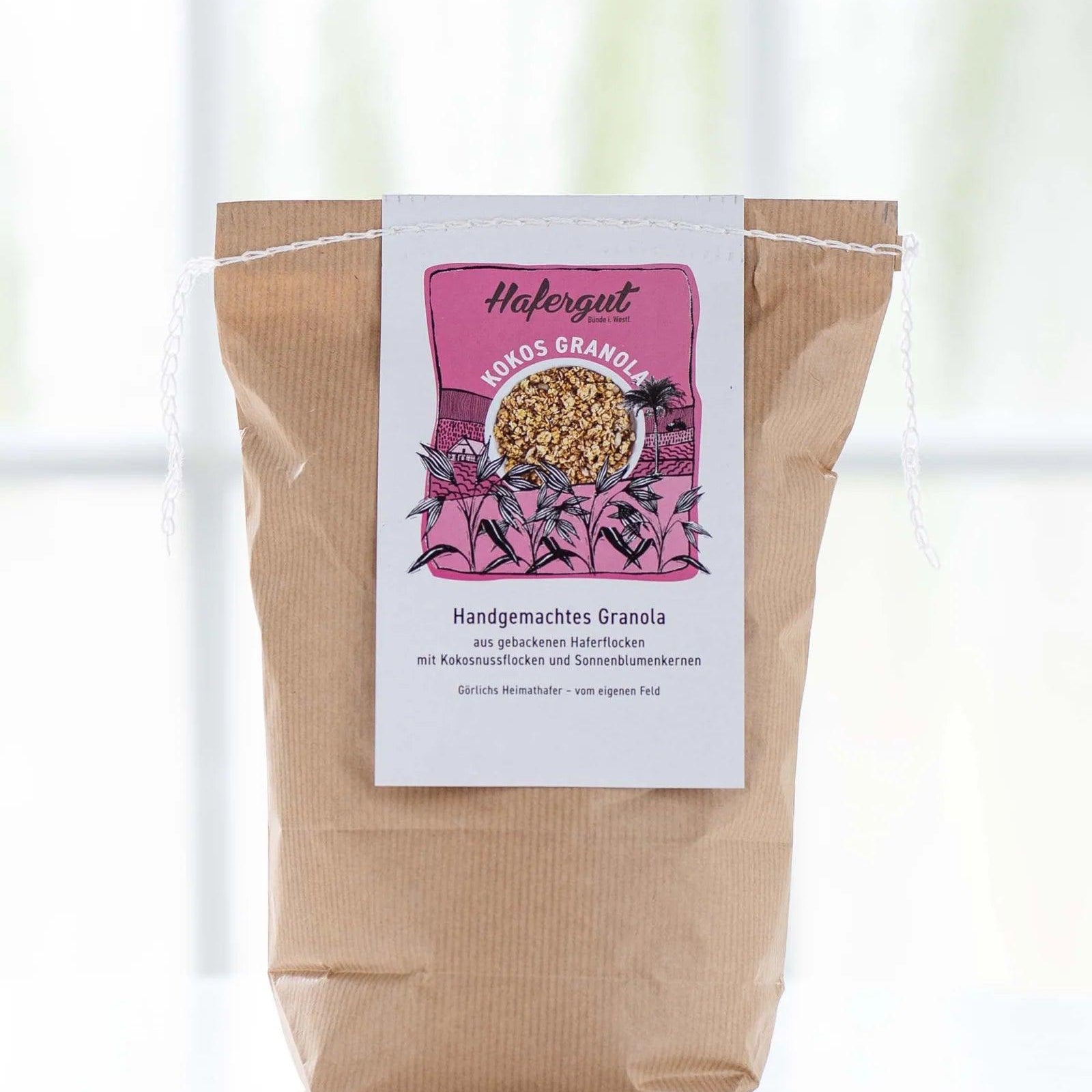 Hafergranola mit Kokos - lokal aus NRW | Hafergut - snacknest.de