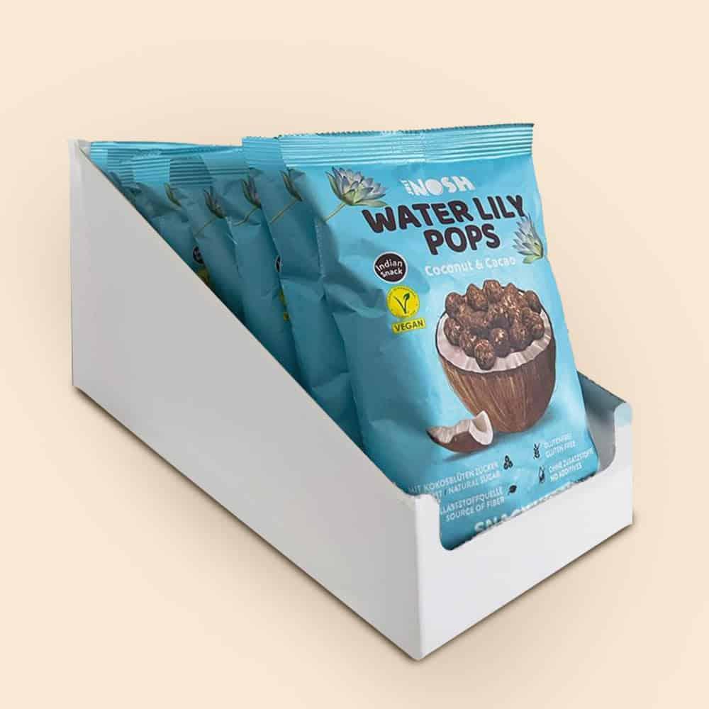 Water Lily Pops - Coconut & Cacao | Just Nosh - snacknest.de