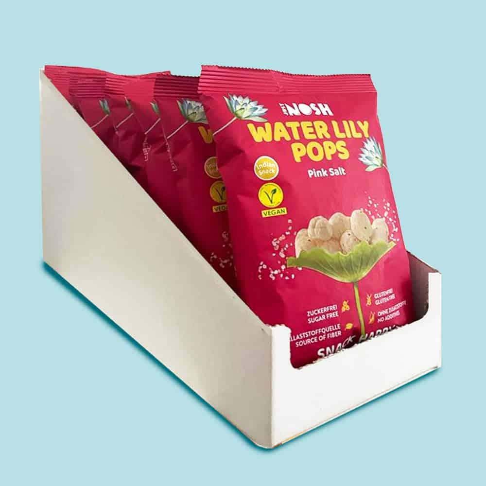 Water Lily Pops - Pink Salt | Just Nosh - snacknest.de