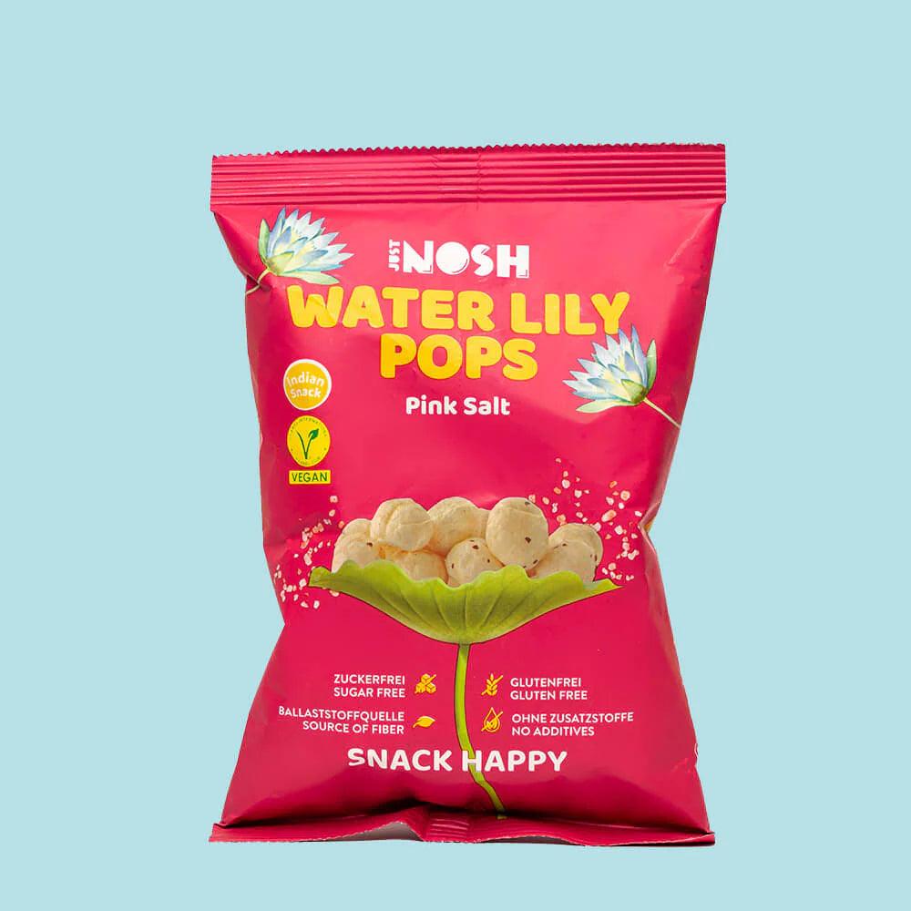 Drei auf einen Streich | Just Nosh Water Lily Pops - snacknest.de