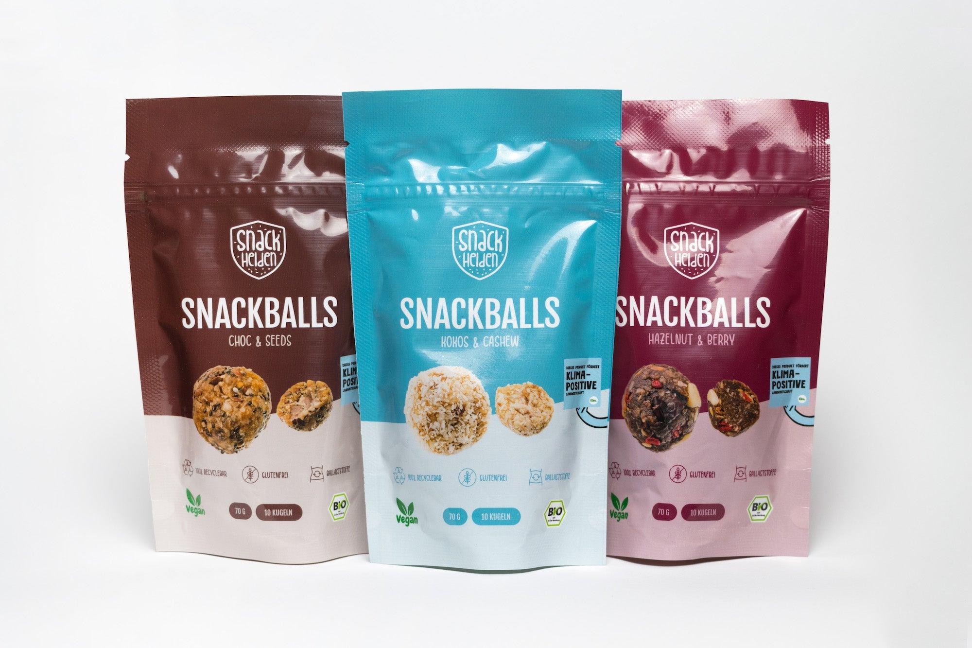 Snackballs - 24er Vorteilspack (alle Sorten) - 50% Rabatt MHD Ware - snacknest.de
