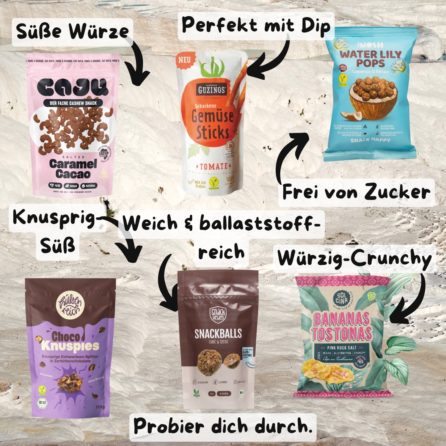 Probierbundle - Snack-Tasting - snacknest.de