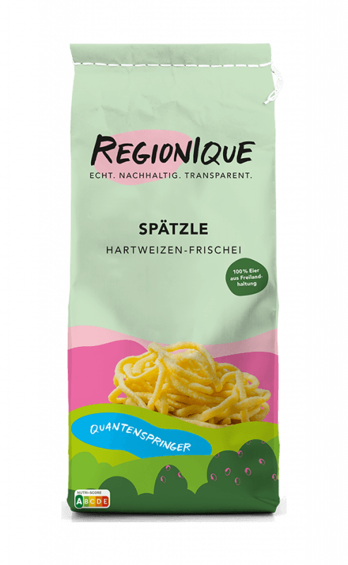 Quantenspringer | Spätzle Hartweizen - Frischei | Regionique - snacknest.de